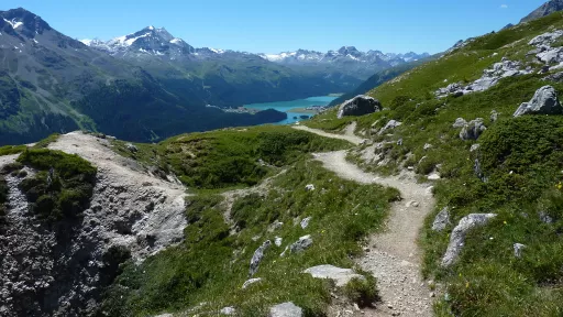 Mountainbike TourCorviglia - Flowtrails 5 - Julier-Panoramatrail 6 Tour-Bild Corviglia - Flowtrails 5 - Julier-Panoramatrail 6