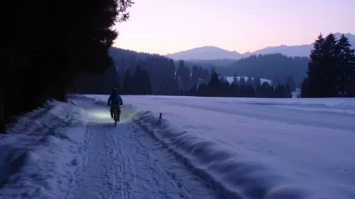 Mountainbike TourCrestasee Winter-Nightride Tour-Bild Crestasee Winter-Nightride