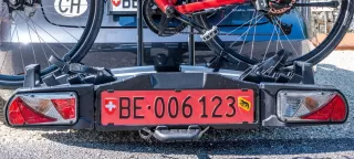 Themenbild Kontrollschild für Biketräger - schon bestellt?